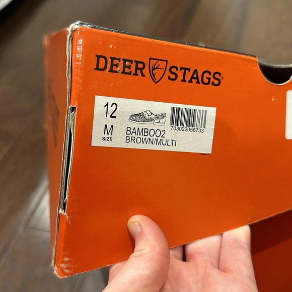 NEW Deer stags brown shoes - size 12 - Picture 8 of 8